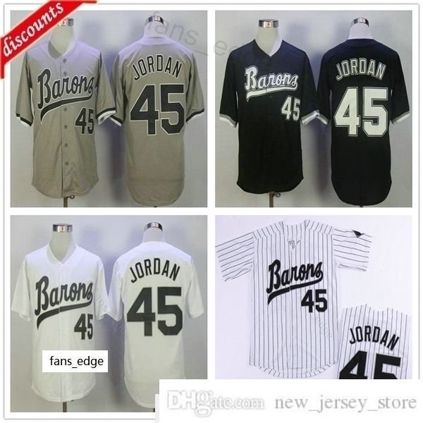 baseball michael jodan #45 birmingham barons jerseys mens black white grey stitched movie michael birmingham barons retro shirt
baseball michael jodan #45 birmingham barons jerseys mens black white grey stitched movie michael birmingham barons retro shirt