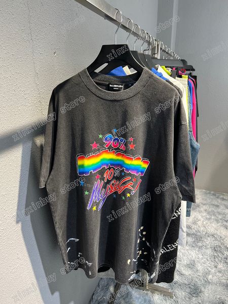 xinxinbuy men designer tees paris rainbow letter print hand drawn graffiti ear wheat women gray black red xs-2xl, Black;brown
xinxinbuy men designer tees paris rainbow letter print hand drawn graffiti ear wheat women gray black red xs-2xl, Black;brown