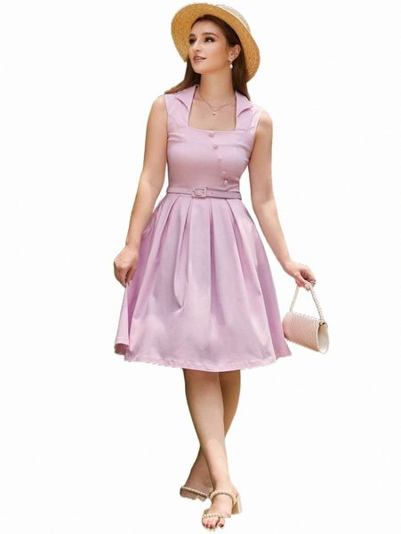casual dresses solid button front fold pleated detail belted dress l5o8#, Black;gray
casual dresses solid button front fold pleated detail belted dress l5o8#, Black;gray