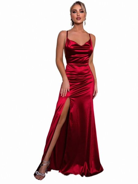 casual dresses joyfunear lace up backless split thigh satin prom dress r3ht#, Black;gray
casual dresses joyfunear lace up backless split thigh satin prom dress r3ht#, Black;gray