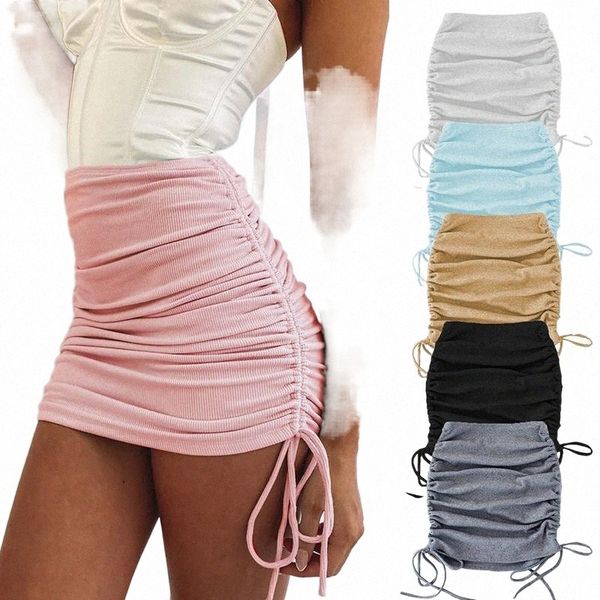 skirts skirts summer woman knitted thread side drawstring elastic pleated skirt slim street wear solid color mini 65xk#, Black
skirts skirts summer woman knitted thread side drawstring elastic pleated skirt slim street wear solid color mini 65xk#, Black