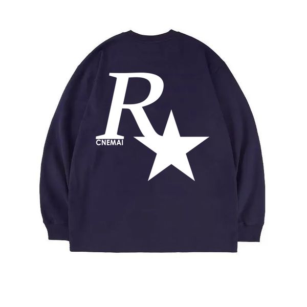 men's hoodies & sweatshirts men star letter long sleeves t-shirt pullovers women cotton designer brand sweater tee loose female, Black
men's hoodies & sweatshirts men star letter long sleeves t-shirt pullovers women cotton designer brand sweater tee loose female, Black