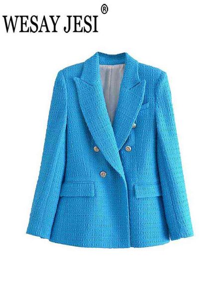 suit wesay jesi fashion womens blazer solid woven vintage jacket double breaste, White;black
suit wesay jesi fashion womens blazer solid woven vintage jacket double breaste, White;black