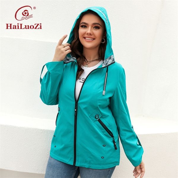 womens jackets hailuozi spring windbreaker trench jackt for women casual zipper womens coat female hooded plus size splicing outwear 9390 22, Black;brown
womens jackets hailuozi spring windbreaker trench jackt for women casual zipper womens coat female hooded plus size splicing outwear 9390 22, Black;brown