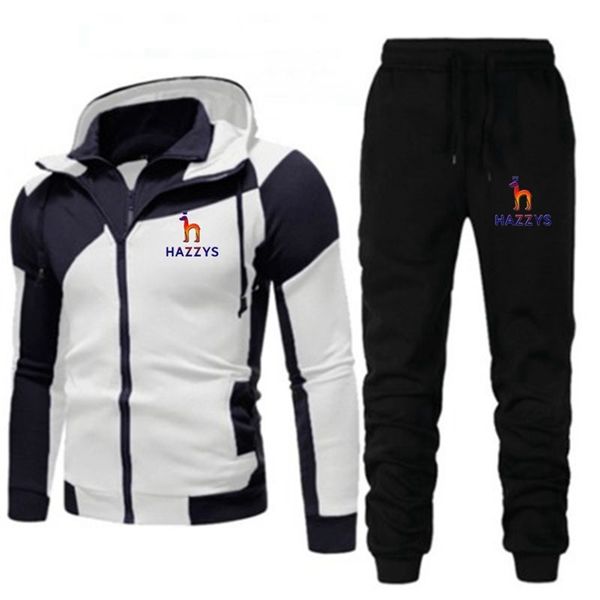 mens tracksuits spring hazzys print diy brand men zip jacket hoodie drawstring pants streetwear 2 piece set 220905, Gray
mens tracksuits spring hazzys print diy brand men zip jacket hoodie drawstring pants streetwear 2 piece set 220905, Gray