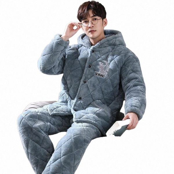 men's sleepwear men's sleepwear winter men casual thick warm pajamas set flannel long solid nightwear homewear turn down collar py, Black;brown
men's sleepwear men's sleepwear winter men casual thick warm pajamas set flannel long solid nightwear homewear turn down collar py, Black;brown