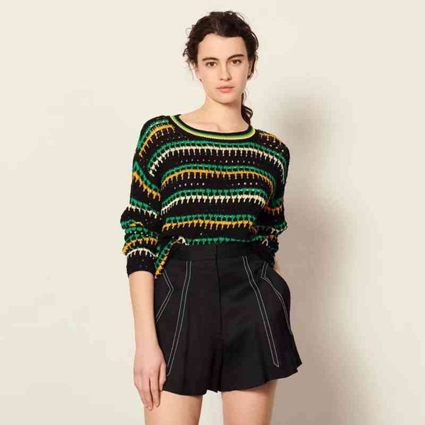 women's knits tees fadan s's autumn and winter pure manual fashion fashionable fancy stripe jacquard round neck pullover loose kni, White
women's knits tees fadan s's autumn and winter pure manual fashion fashionable fancy stripe jacquard round neck pullover loose kni, White