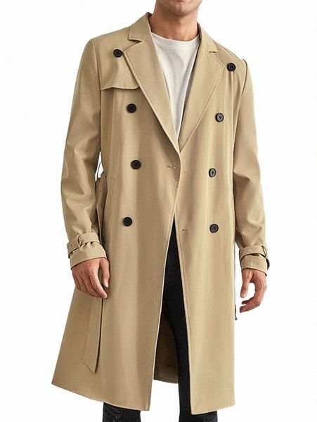 men's trench coats men lapel neck double breasted belted trench coat t0ny#, Tan;black
men's trench coats men lapel neck double breasted belted trench coat t0ny#, Tan;black