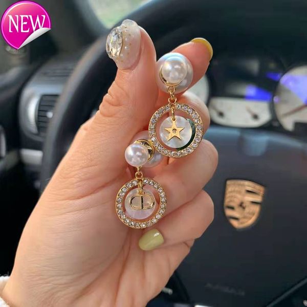 luxury brand design earrings d home / 2022 new fashion cd circle trend with diamond star pearl earrings 925 silver needle, Golden;silver
luxury brand design earrings d home / 2022 new fashion cd circle trend with diamond star pearl earrings 925 silver needle, Golden;silver