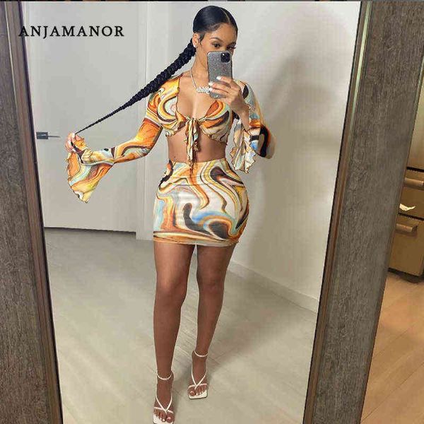 women's two piece pants anjamanor abstract print sheer mesh two piece set womens skirt and shirt set summer clothing 2021 club outfits, White
women's two piece pants anjamanor abstract print sheer mesh two piece set womens skirt and shirt set summer clothing 2021 club outfits, White