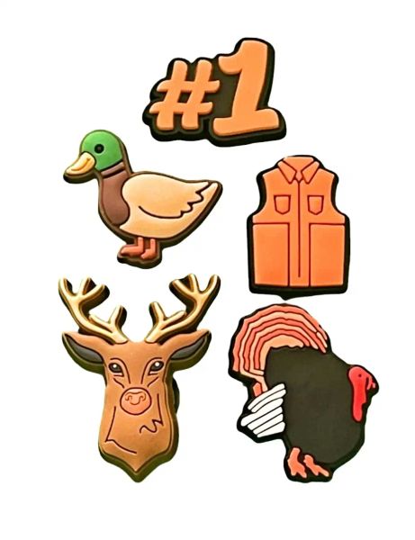 shoe parts accessories l deer duck hunting dog 1 dad charm set pvc decoration drop delivery 2022 shoesbagzq amaka, White;pink
shoe parts accessories l deer duck hunting dog 1 dad charm set pvc decoration drop delivery 2022 shoesbagzq amaka, White;pink