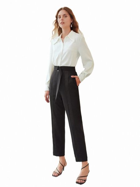 women's pants & capris motf premium press crease belted pants a2db#, Black;white
women's pants & capris motf premium press crease belted pants a2db#, Black;white