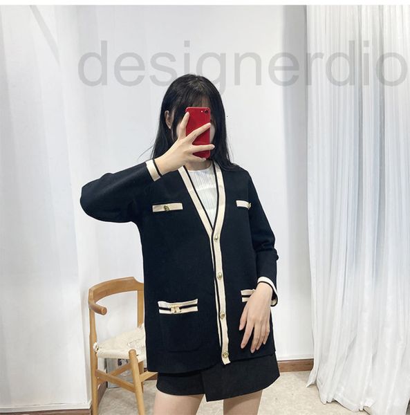 women's hoodies & sweatshirts designer fadan 2021 autumn and winter new women's wear french elegant color contrast v-neck knitted, Black
women's hoodies & sweatshirts designer fadan 2021 autumn and winter new women's wear french elegant color contrast v-neck knitted, Black