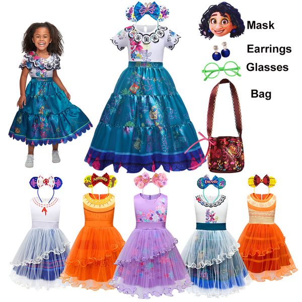 girl's dresses encanto mirabel girls party dress up luisa madrigal dolores costume kids halloween cosplay children's fancy vestido, Red;yellow
girl's dresses encanto mirabel girls party dress up luisa madrigal dolores costume kids halloween cosplay children's fancy vestido, Red;yellow