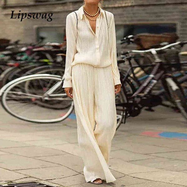 women's two piece pants spring summer fashion solid outfits casual women two piece set elegant button lapel and loose pants suits ladi, White
women's two piece pants spring summer fashion solid outfits casual women two piece set elegant button lapel and loose pants suits ladi, White