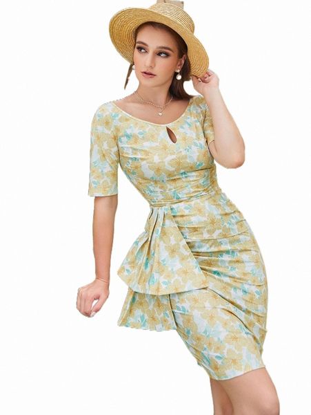 casual dresses floral print keyhole neck split hem dress g8c3#, Black;gray
casual dresses floral print keyhole neck split hem dress g8c3#, Black;gray