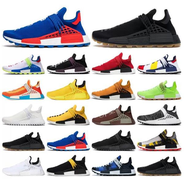 new hu human race men women run shoes pharrell williams infinite species solar pack r1 v2 triple white orange blue mens sports sneakers, Black
new hu human race men women run shoes pharrell williams infinite species solar pack r1 v2 triple white orange blue mens sports sneakers, Black