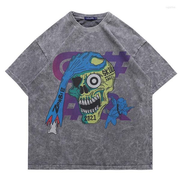 men's t shirts anime graphic harajuku skull oversized t-shirt 100% cotton retro tee men streetwear hip hop summer vintage clothes, White;black
men's t shirts anime graphic harajuku skull oversized t-shirt 100% cotton retro tee men streetwear hip hop summer vintage clothes, White;black