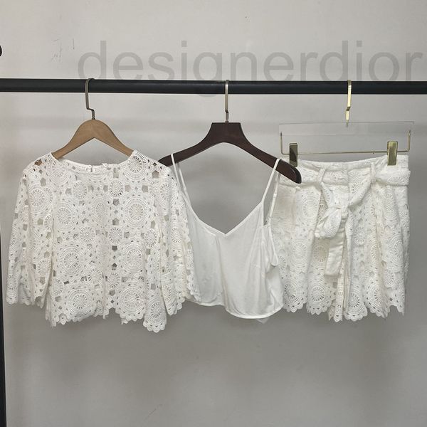 women's tracksuits designer fadan family 2022 summer new lace water capacity flower hollowed out shorts two-piece set for women, Gray
women's tracksuits designer fadan family 2022 summer new lace water capacity flower hollowed out shorts two-piece set for women, Gray