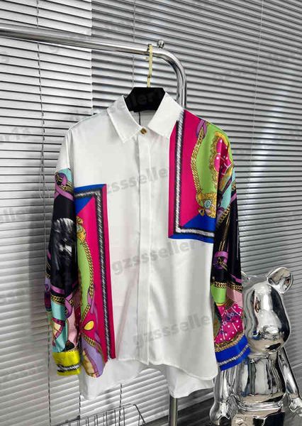 blouses for womens designer blouse fashion ver silk satin fabric soft positioning print shirts luxury women clothing, White
blouses for womens designer blouse fashion ver silk satin fabric soft positioning print shirts luxury women clothing, White