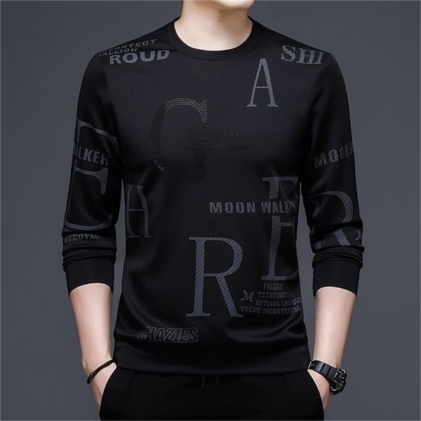 men's t shirts browon sprign autumn black t shirt men long sleeve o-neck collar fashion trend letter print slim t-shirt for men street, White;black
men's t shirts browon sprign autumn black t shirt men long sleeve o-neck collar fashion trend letter print slim t-shirt for men street, White;black