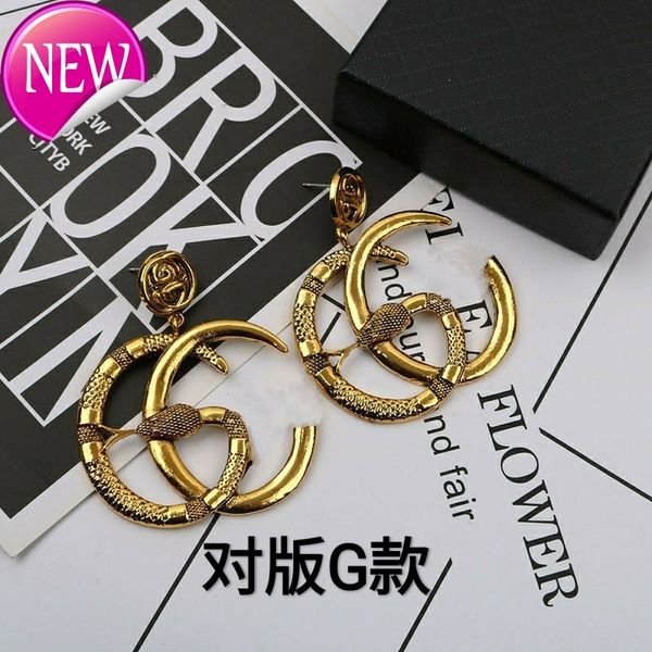 luxury brand design earrings snake g family are trendy with exaggerated personality. ancient have a sense of niche design. double g letter, Golden;silver
luxury brand design earrings snake g family are trendy with exaggerated personality. ancient have a sense of niche design. double g letter, Golden;silver
