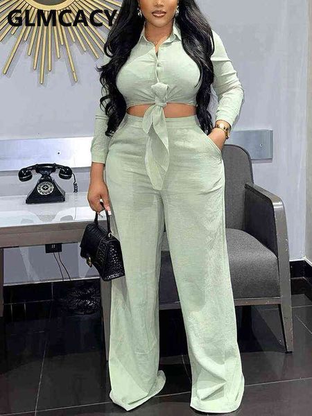 women's two piece pants 2 pieces pants sets women long sleeve shirt wide leg casual pants t220902, White
women's two piece pants 2 pieces pants sets women long sleeve shirt wide leg casual pants t220902, White