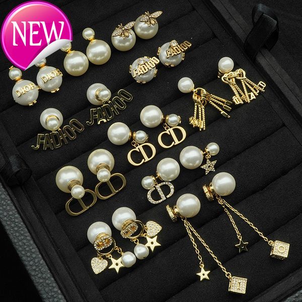 luxury brand design earrings earrings d home cd pearl pig nose letter jewelry, Golden;silver
luxury brand design earrings earrings d home cd pearl pig nose letter jewelry, Golden;silver