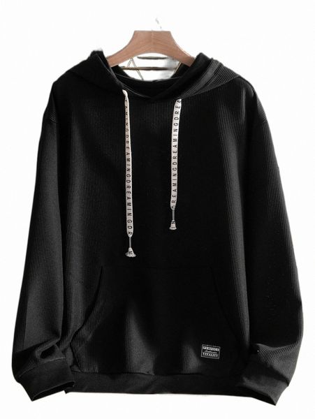 men's hoodies & sweatshirts men letter patched kangaroo pocket drawstring hoodie g3bi#, Black
men's hoodies & sweatshirts men letter patched kangaroo pocket drawstring hoodie g3bi#, Black