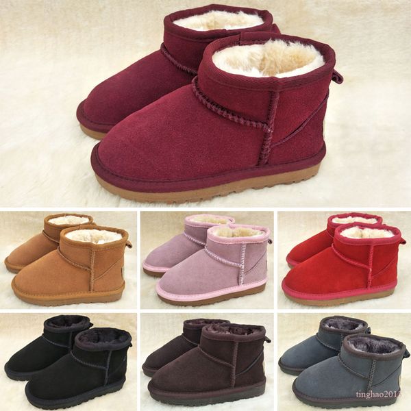 mini u5854 women kids snow boots keep warm sell cassical snowshoes latest fashion sheepskin cowskin genuine leather plush boot, Black
mini u5854 women kids snow boots keep warm sell cassical snowshoes latest fashion sheepskin cowskin genuine leather plush boot, Black