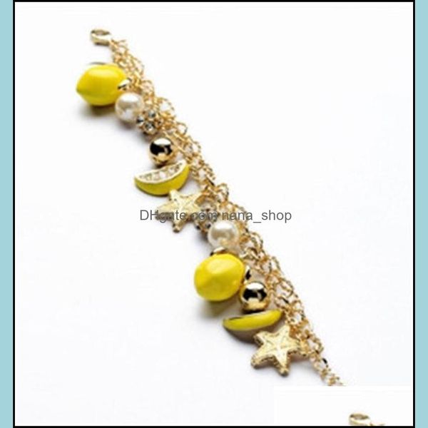 charm bracelets s1551 fashion jewelry lemon starfish bracelet fruit beads charms chain c3 drop delivery 2021 bracelets nanashop dhpmh, Golden;silver
charm bracelets s1551 fashion jewelry lemon starfish bracelet fruit beads charms chain c3 drop delivery 2021 bracelets nanashop dhpmh, Golden;silver