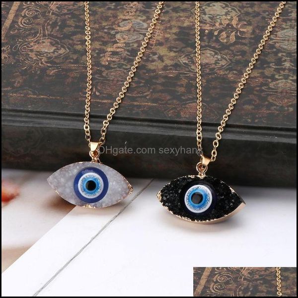 pendant necklaces blue inspired jewelry evil eye druzy stone pendant necklace resin quartz crystal fashion for women drop delivery 20 dhzey, Silver
pendant necklaces blue inspired jewelry evil eye druzy stone pendant necklace resin quartz crystal fashion for women drop delivery 20 dhzey, Silver