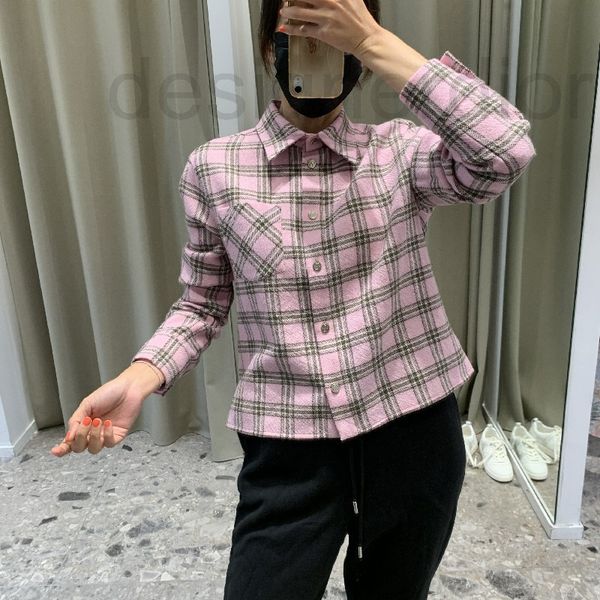 women's blouses & shirts designer fadan 2021 autumn plaid square neck versatile short coat literary loose lapel long sleeve shirt wj9g, White
women's blouses & shirts designer fadan 2021 autumn plaid square neck versatile short coat literary loose lapel long sleeve shirt wj9g, White