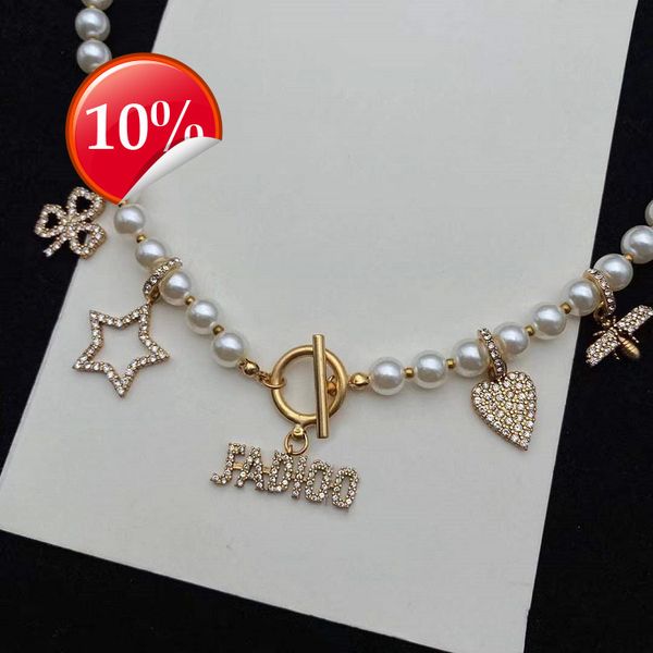 luxury design women's necklace di family / d cd bronze star love freshwater pearl multi-element sweater chain women simple and versatil, Silver
luxury design women's necklace di family / d cd bronze star love freshwater pearl multi-element sweater chain women simple and versatil, Silver