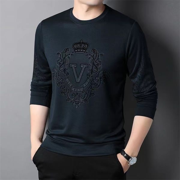 men's tshirts men's classic printed tshirt long sleeve spring and autumn fashion brand versatile 220905, White;black
men's tshirts men's classic printed tshirt long sleeve spring and autumn fashion brand versatile 220905, White;black