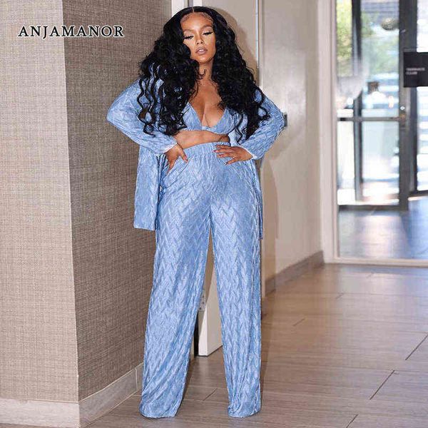 women's two piece pants anjamanor blue cozy three piece set womens outfit fall 2022 lounge wear bikini cardigan wide leg pants ladies s, White
women's two piece pants anjamanor blue cozy three piece set womens outfit fall 2022 lounge wear bikini cardigan wide leg pants ladies s, White
