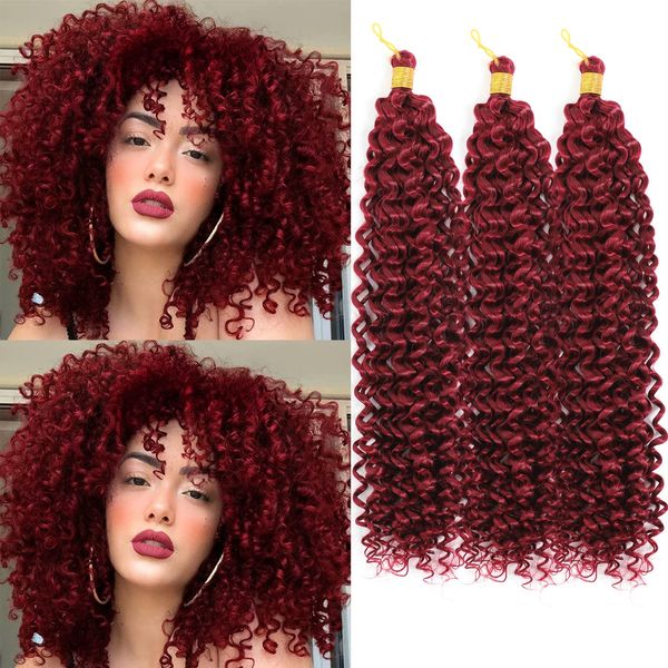 14 inch water wave crochet hair extensions synthetic deep water wave marlibob hairpiece afro jerry curl kinky curly twist braiding hair weav, Black
14 inch water wave crochet hair extensions synthetic deep water wave marlibob hairpiece afro jerry curl kinky curly twist braiding hair weav, Black