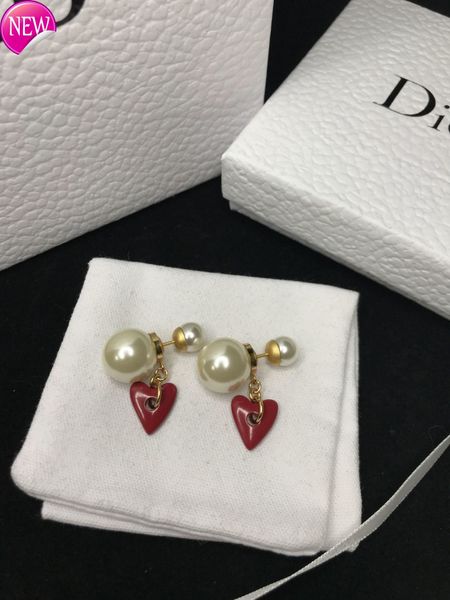 luxury brand design earrings di family /d love pearl female high moisture sensitive temperament red heart earrings quality, Golden;silver
luxury brand design earrings di family /d love pearl female high moisture sensitive temperament red heart earrings quality, Golden;silver