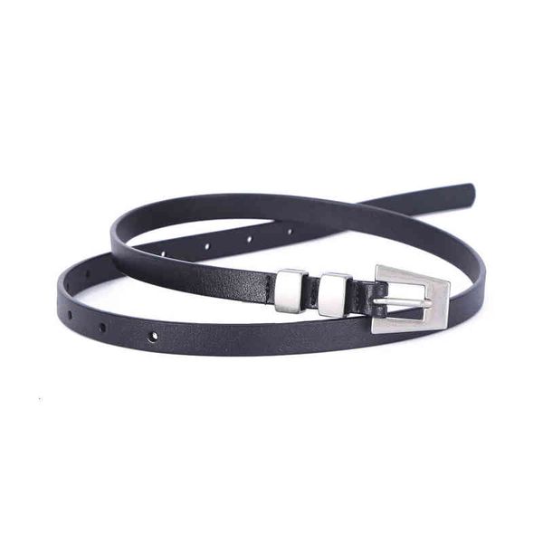 belts trapezoidal small buckle thin belt women's fashion cowhide decorative jeans skirt versatile summer zbnn, Black;brown
belts trapezoidal small buckle thin belt women's fashion cowhide decorative jeans skirt versatile summer zbnn, Black;brown
