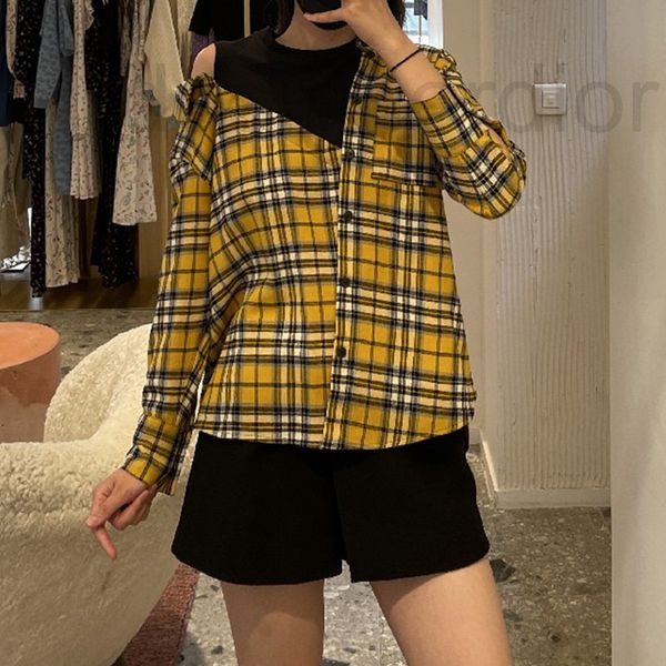 women's blouses & shirts designer fadan 's new checkered fake two-piece versatile asymmetric in autumn and winter 2021 0x8c, White
women's blouses & shirts designer fadan 's new checkered fake two-piece versatile asymmetric in autumn and winter 2021 0x8c, White
