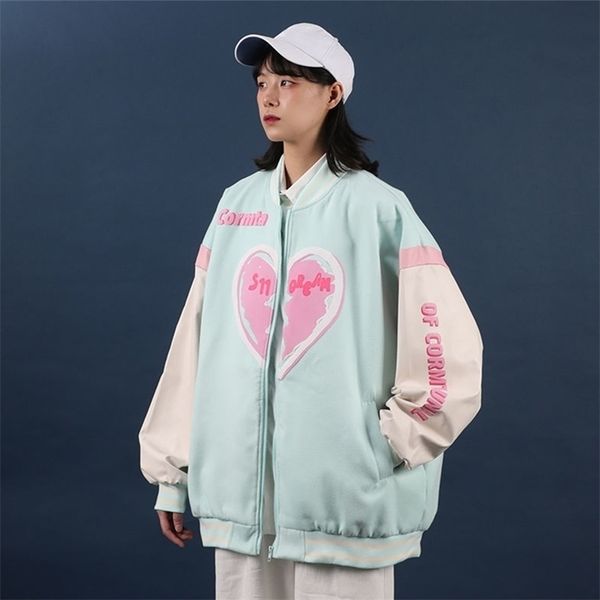 womens jackets heart print vintage jackets women autumn winter asthetic bomber baseball thick coats female cute loose oversized outerwear 22, Black;brown
womens jackets heart print vintage jackets women autumn winter asthetic bomber baseball thick coats female cute loose oversized outerwear 22, Black;brown