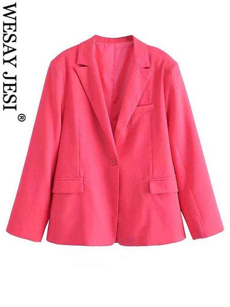suit wesay jesi women new office blazer solid rose red fashion single button lo, White;black
suit wesay jesi women new office blazer solid rose red fashion single button lo, White;black