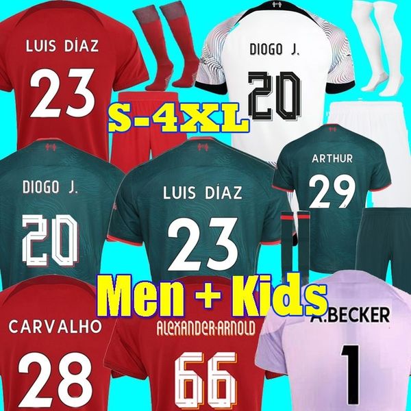 s-4xl 22 23 soccer jerseys season home away 3rd darwin 2022 2023 mohamed diogo luis diaz alexander arnold football shirts men kids kit unifo, Black;yellow
s-4xl 22 23 soccer jerseys season home away 3rd darwin 2022 2023 mohamed diogo luis diaz alexander arnold football shirts men kids kit unifo, Black;yellow