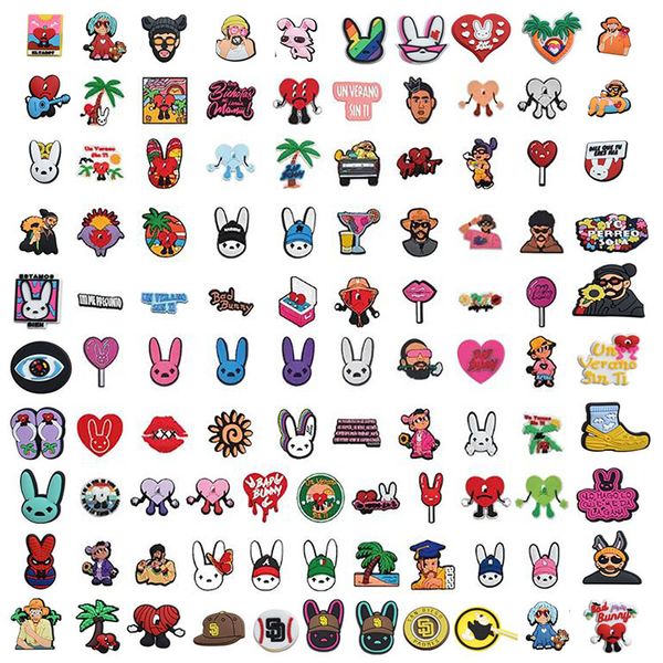 100pcs style bunny croc charms wholesale cute cartoon clog charm kid teen adulty wristband decoration buckle gift, White;pink
100pcs style bunny croc charms wholesale cute cartoon clog charm kid teen adulty wristband decoration buckle gift, White;pink