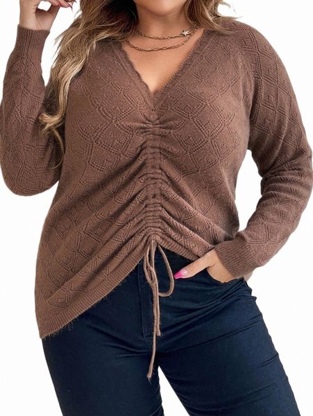 plus size t-shirt plus raglan sleeve drawstring sweater q2cg#, Black
plus size t-shirt plus raglan sleeve drawstring sweater q2cg#, Black