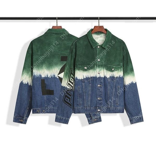 fashion denim jacket gradient tie-dye mens womans slim fit short hip hop casual white black coats ow clothing arrows letters
fashion denim jacket gradient tie-dye mens womans slim fit short hip hop casual white black coats ow clothing arrows letters