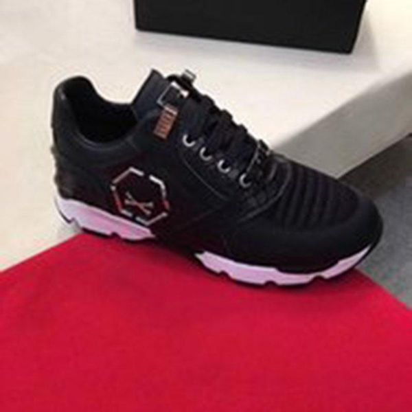 2021 arrive white sneaker-platform mensstars layer leather of rivet skulls casual men shoes eur38-45 philipps pleins jzw, Black
2021 arrive white sneaker-platform mensstars layer leather of rivet skulls casual men shoes eur38-45 philipps pleins jzw, Black