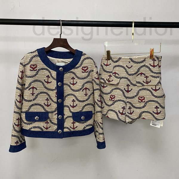 women's tracksuits designer fadan s's new spring and summer 2022 small fragrance embroidery wave round neck single breasted cardig, Gray
women's tracksuits designer fadan s's new spring and summer 2022 small fragrance embroidery wave round neck single breasted cardig, Gray