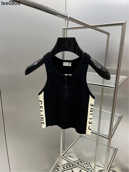 celinss fashion vest home 22 early spring new chest zipper side letter woven bottom suspender women's sleeveless vest inside, White
celinss fashion vest home 22 early spring new chest zipper side letter woven bottom suspender women's sleeveless vest inside, White