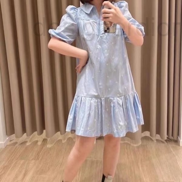 casual dresses designer fadan 's 2022 summer new french yuan quality heart embroidery short bubble sleeve doll neck dress women m0zo, Black;gray
casual dresses designer fadan 's 2022 summer new french yuan quality heart embroidery short bubble sleeve doll neck dress women m0zo, Black;gray